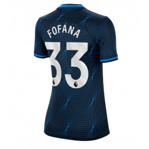 Lacne Ženy Futbalové dres Chelsea Wesley Fofana #33 2023-24 Krátky Rukáv - Preč